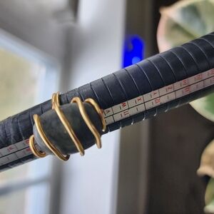 Cats Eye Stone Gold Wire Wrapped Ring